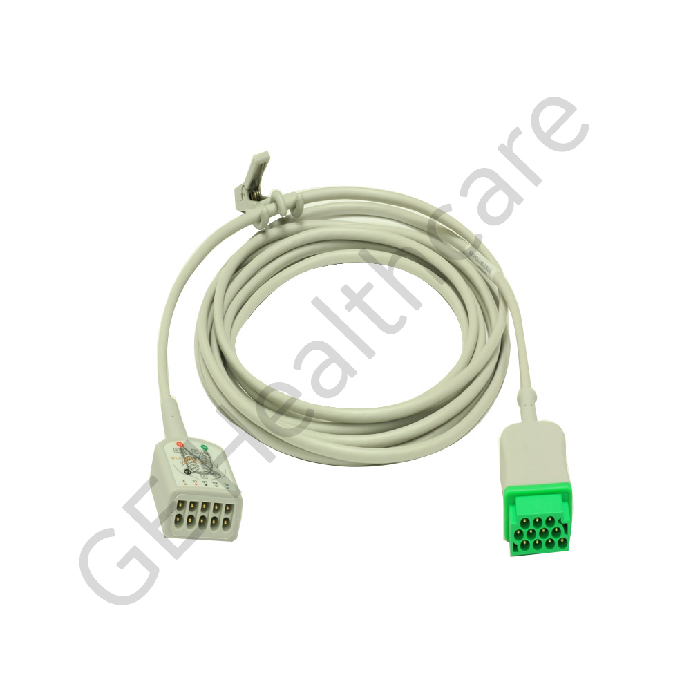 CABLE ASSY ECG MLT-LNK 3/5 LEAD 3.6M AHA