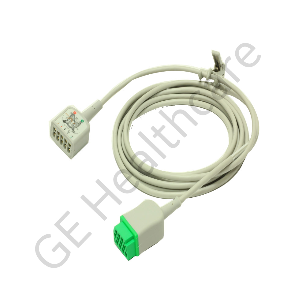 CABLE ASSY ECG MLT-LNK 3/5 LEAD 3.6M AHA